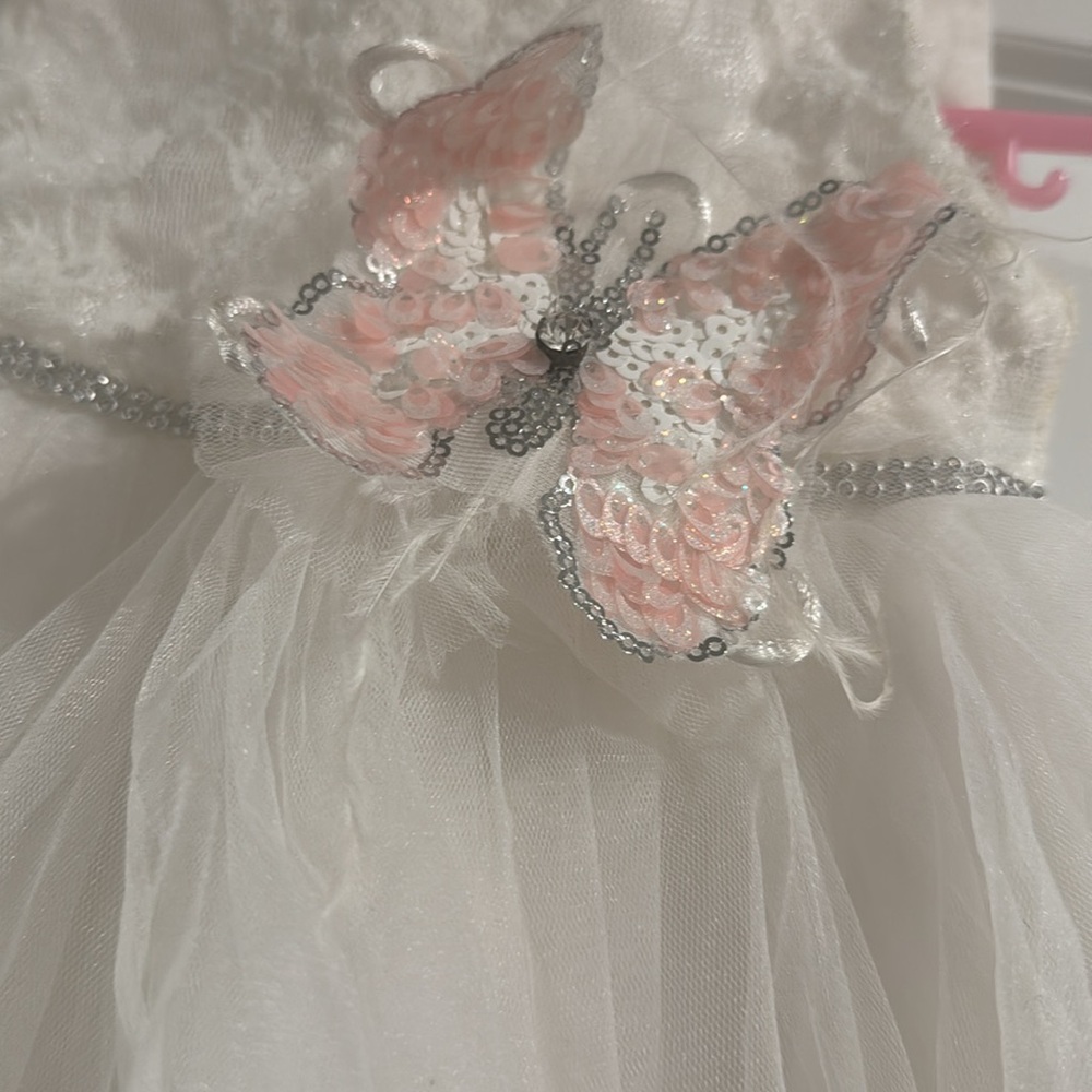 Butterfly Girl Dress- 12 Months - Picture 2 of 9
